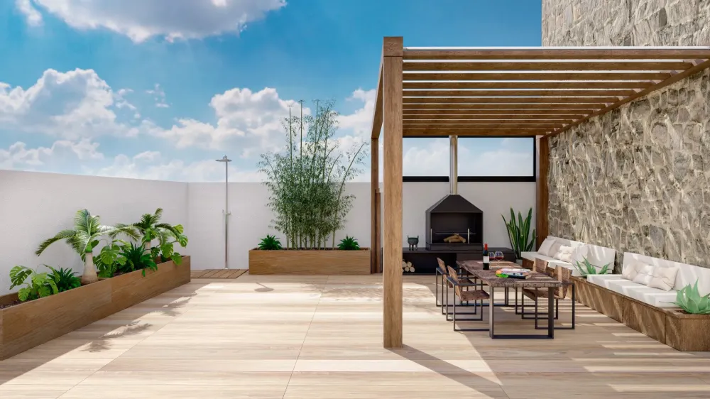 terrasse villa